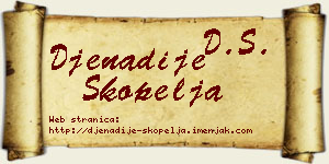 Đenadije Škopelja vizit kartica